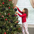3.14" Christmas Ball Ornaments 16 Pcs Christmas Tree Decorations Set Shatterproof Black Big Christmas Ornaments Balls with Hanging Loop for Holiday Party Wreath Xmas Tree Decor