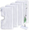 Mop Pads Compatible with Shark Steam Pocket Mop Professional Fit Series S3500 S2901 S2902 S3455K S3501 S3550 S3601 S3801 S3901 S4601 S4701 SE450 - Replacement Microfiber Cloth Head Covers 4 Pack ®
