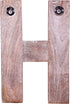 Decorative Wood Letter | Standing and Hanging Wooden Alphabets Block for Wall Decor | Shabby Chic Wood Block Letter for Wall Table | Alphabet Letter for Home Bedroom Birthday Housewarming Party