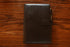 Thegreen Hard leather Cover For The Rocketbook Everlast Executive Size,black/dark brown, Leather Fabric, Pen Loop Holder/Phone Pocket/ fits A5,Magnet Strap 15,5x23cm, 6,1''x 9'' (black