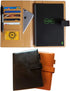 Thegreen Hard leather Cover For The Rocketbook Everlast Executive Size,black/dark brown, Leather Fabric, Pen Loop Holder/Phone Pocket/ fits A5,Magnet Strap 15,5x23cm, 6,1''x 9'' (black