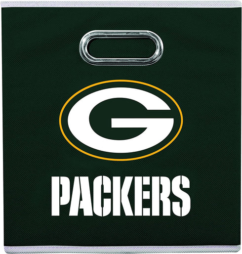 Franklin Sports NFL Team Fabric Storage Cubes - Made To Fit Storage Bin Organizers (11x10.5x10.5")
