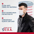 MADE IN USA -ASTM Level 3 - Disposable Face Masks - 3-ply - 50ct - Adjustable Fit
