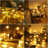 Christmas Lights,19.68 ft 40 led Battery Operated Christmas Tree Lights for Bedroom Patio Room Garden Party Home Christmas Decor Indoor Outdoor Christmas Tree Decorations Warm White
