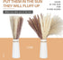 60 Pcs Pampas Grass | 15 Pcs White Pampas & 15 Pcs Brown Pampas & 30 Pcs Reed Grass/Natural Dried Pampas Grass for Flower Arrangements Boho Decor Home Decor