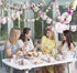 Talking Tables BG-CUPSET Blossom Party Paper Tea Cups, Pack of 12, Height 8cm, 3", Pink and Gold