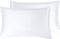 CALIFORNIA DESIGN DEN Silky Smooth and Soft Cases for Hair & Skin, Fabric from 100% Bamboo, Set of 2 Cooling Bamboo Pillow Cases Standard Size, Fits Standard & Queen Pillows, Rayon (Bright White)