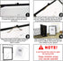Miaowater 5x7 Picture Frames,Black Photo Frame Decor with Plexiglas Cover High Definition Glass Desk Pictures Display