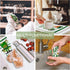 St Patricks Day Kitchen Towels and Dishcloths Set of 4, Happy St. Patrick's Day Dish Towels, Leprechaun Gnomes Irish Green Truck Hat Shamrocks Tea Hand Towels Housewarming Gifts for Home Decorations