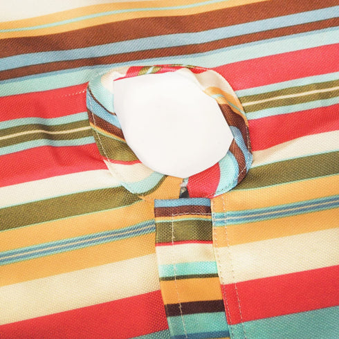 DII Summer Stripe Outdoor Tabletop Collection, Stain Resistant & Waterproof, 60x84 w/Zipper, Stripe