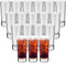 18 Pack Shot Glasses, RUCKAE 2 Ounce Shot Glasses with Heavy Base, Clear Shot Glasses Set of 18 (Cylinder Shaped)