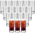 18 Pack Shot Glasses, RUCKAE 2 Ounce Shot Glasses with Heavy Base, Clear Shot Glasses Set of 18 (Cylinder Shaped)