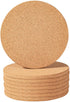 Cork Trivet Heat for Kitchen, Holder for Hot Dishes, Set of 8, 7.1X0.4 Inches Hot Plate Coaster Pads for Tables, Natural Heat Resistant Cork Placemat for Plants.