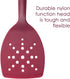 Rachael Ray Tools and Gadgets Flexi Turner and Scraping Spoon Set / Cooking Utensils - 2 Piece, Burgundy Red