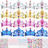 16 Pieces Foam Princess Tiaras and Crowns Making Your Own Tiaras with Crystal Diamond Sticker Princess King Crown for Kids