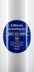 Hydronix SDC-25-2005 Whole House, RO Systems or Commercial Use Sediment Water Filter Cartridge 2.5" x 20" - 5 micron (PACK OF 4)