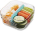 PackIt Mod Snack Bento Food Storage Container, Mint Green