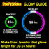 PartySticks Glow Sticks Party Supplies 300pk - 8 Inch Glow in The Dark Light Up Sticks Party Favors, Glow Party Decorations, Neon Party Glow Necklaces and Glow Bracelets with Connectors