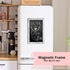 TenXVI Designs 11"x17" Magnetic Chalkboard Sign - Remove Legs to Vertically or Horizontally Hang or Stand - Perfect for Kitchen Countertop, Tabletops, Weddings, Home Decor - White