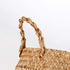 BlueMake Woven Seagrass Belly Basket for Storage, Laundry, Picnic, Plant Pot Cover, and Grocery and toy storage (Medium, Black)