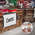 Clip On Labels for Storage Bins 20 Metal Basket Labels with Marker Pens, 20 Blank Cards for Personalized Cube Storage Bin Label Holder