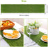 Farochy Artificial Grass Table Runners - Synthetic Grass Table Runner for Wedding Party, Birthday, Banquet, Baby Shower, Home Decorations (14 x 48 inches)