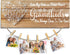 Cocomong Gifts for Grandma from Granddaughter and Grandson, Grandkids Picture Frame, Grandmother Birthday Gifts Photo Holder 13.5 X 5.5 Inch with 6 Clips