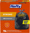 Hefty Strong Large Trash Bags, 30 Gallon, 74 Count