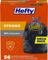 Hefty Strong Large Trash Bags, 30 Gallon, 56 Count