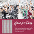 Battife White Confetti Wands 10Pack Tissue Confetti Sticks for Wedding Party Celebrations, Anniversary, Birthday, 7.8inch