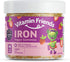 Vitamin Friends Iron Multivitamin for Kids - Vegan (60 Day Supply) Ferrous Fumarate with B-Complex, Vitamin C, Zinc, Biotin - Iron Gummies Support Kids Body Function Iron Levels & Anemia