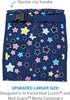 PackIt Freezable Lunch Bag with Zip Closure, Bright Stars