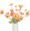 Lumoslyy Artificial Flowers Silk Poppy Flowers for Home Decor Bouquet Wedding Party Faux Flower Pack of 5, Pink