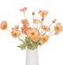 Lumoslyy Artificial Flowers Silk Poppy Flowers for Home Decor Bouquet Wedding Party Faux Flower Pack of 5, Pink