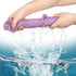 UMANI Bath Towel Set, 1 Bath Towel, 1 Hand Towel, and 3 Washcloths, Premium Microfiber Coral Velvet Super Absorbent Towels for Bathroom, Shower Towel, Pack of 5 (Light Purple)