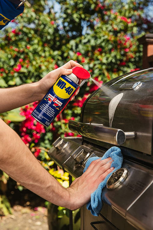 WD-40 Multi-Use Product with SMART STRAW SPRAYS 2 WAYS, 8 OZ - (3-Pack), Clear