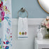 SKL Home Easter Egg Line Hand Towel Set, White