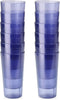 New Star Foodservice 46441 Tumbler Beverage Cup, Stackable Cups, Break-Resistant Commercial SAN Plastic, 20 oz, Blue, Set of 12