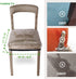 2 Pack Clear Plastic Dining Chair Covers, Reusable Thickened Soft PVC Seats Protectors, Double-Sided Adjustable Waterproof Chairs Slipcover
