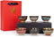 VanEnjoy 6 Sets Colorful Tea Cups - Kiln Transformation Chinese Handmake Jianzhan