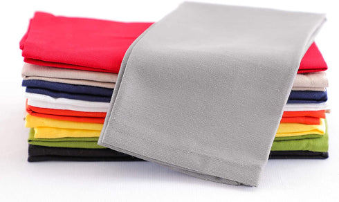 AMOUR INFINI Cotton Napkins | 12 Pack | 18 x 18 Inch | 100% Ring Spun Premium Cotton | Perfect for Restaurants, Events and Dinner Napkins | Highly Absorbent Cloth Napkins | Blue