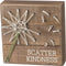 Primitives by Kathy String Art Wooden Box Sign, 6 x 6-Inches, Scatter Kindness