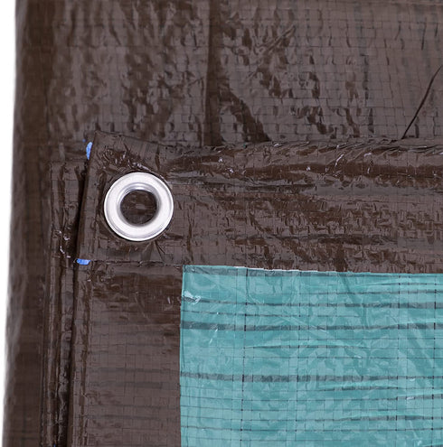 Kotap TBG-1620 All Purpose Reversible Poly Tarp, 16 ft. X 20 ft, Brown-Green