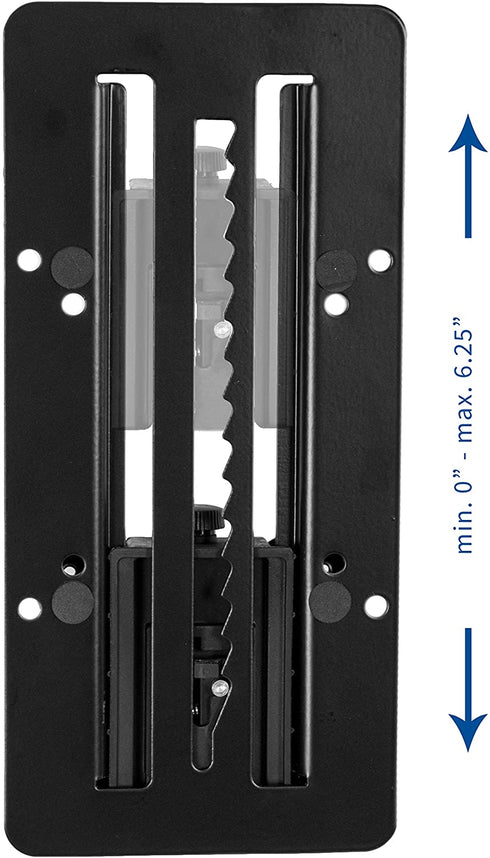 VIVO Height Adjustable VESA Adapter for Single 13 to 27 inch Monitor, Accessory Bracket Kit for Individual Screen, Black, Stand-VAD3