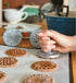 Nordic Ware Starry Night Cast Cookie Stamps, 3-inch rounds, Silver