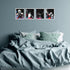 Football Watercolor Wall Art Decor Prints - Set of 4 (8x10) Inch Unframed Poster Photos - Bedroom