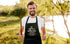 Savvy Designs BBQ Aprons for Men Cooking Kitchen Funny Apron - The Grill Master, The Man The Myth The Legend - Adjustable, Black with Pockets