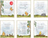 HerZii Prints Classic Winnie The Pooh Wall Art Decorations Set of 6 5x7 inch - Nursery Playroom Home Decor - Baby Shower Decorations