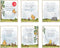 HerZii Prints Classic Winnie The Pooh Wall Art Decorations Set of 6 8x10 inch - Nursery Playroom Home Decor - Baby Shower Decorations