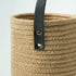 Goodpick 2pack Jute Hanging Basket - 7.87" x 7" Small Woven Fern Hanging Rope Basket Flower Plants Wall Basket Decor Set Boho